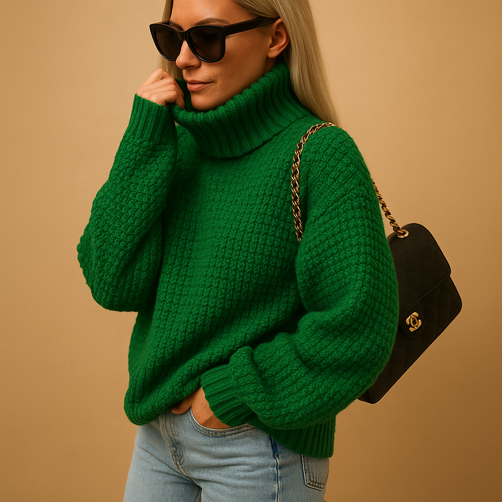 Felicity Warm Knitted Pullover Sweater | Lorienna