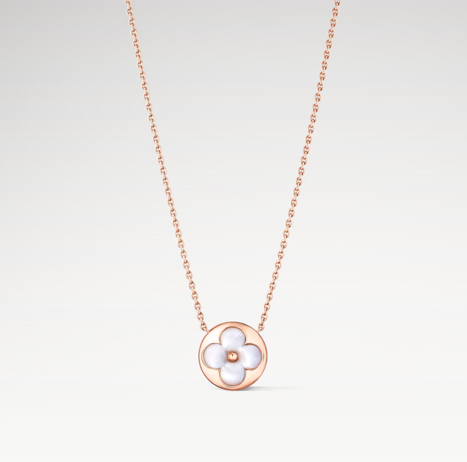 Color Blossom White Flower Necklace