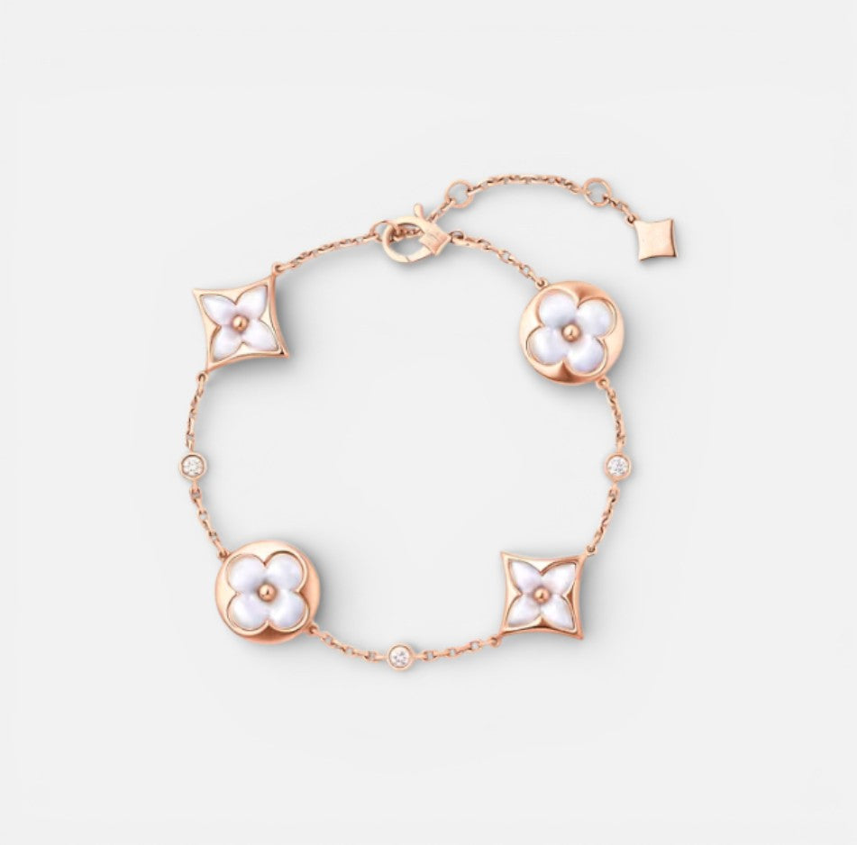 Color Blossom Rose Bracelet