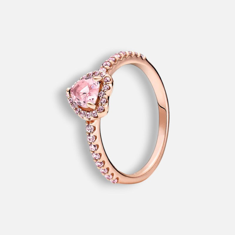 Pink Heart Sparkle Ring