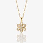 Spinning Floral Princess Necklace