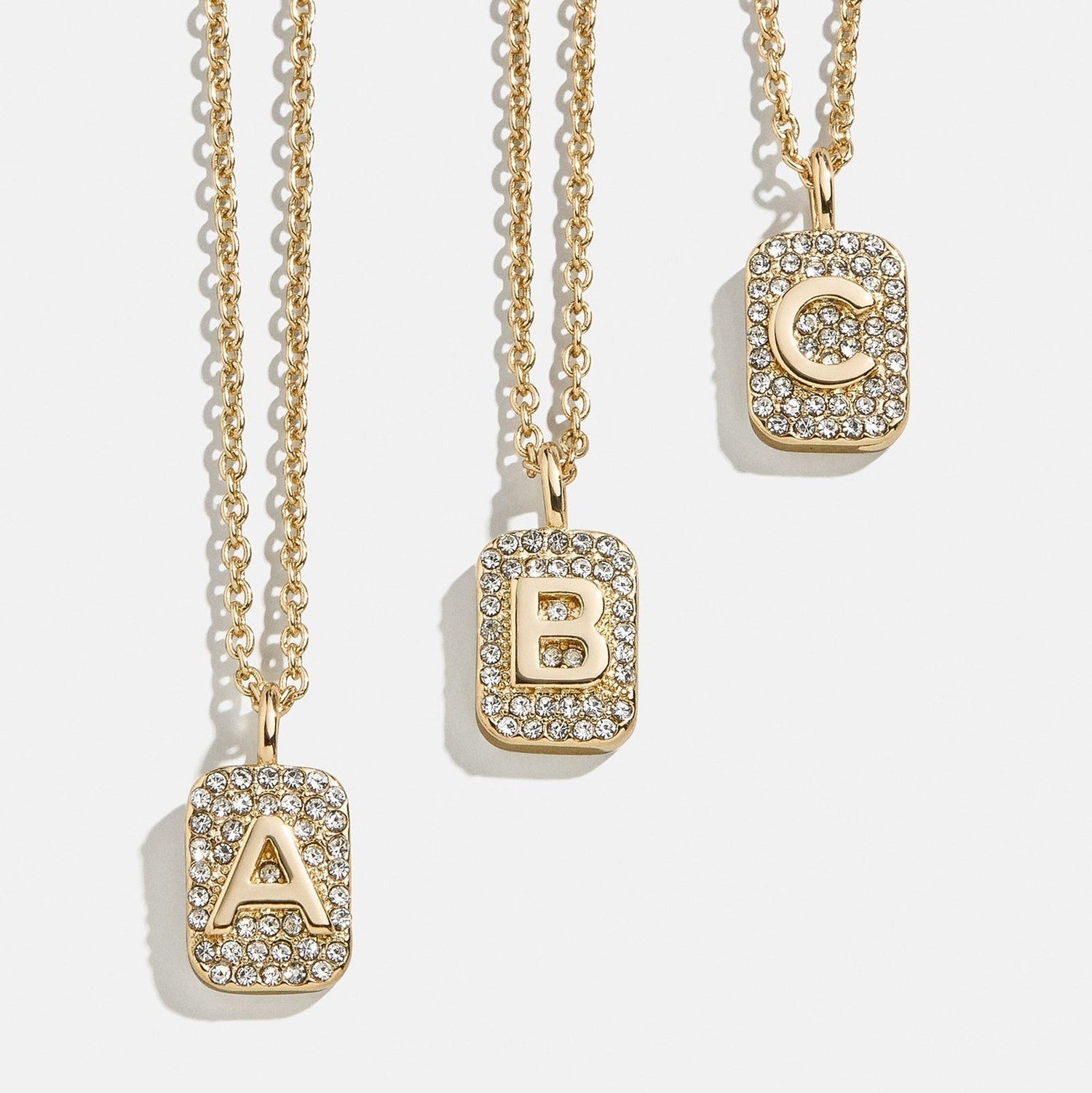 Block Letter Initial Necklace