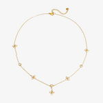 Diamond Clover Layered Necklace