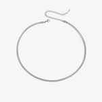Gold Herringbone Chain Necklace
