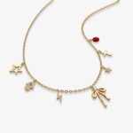 Paperclip Charm Detail Necklace