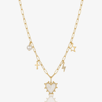 Paperclip Charm Detail Necklace
