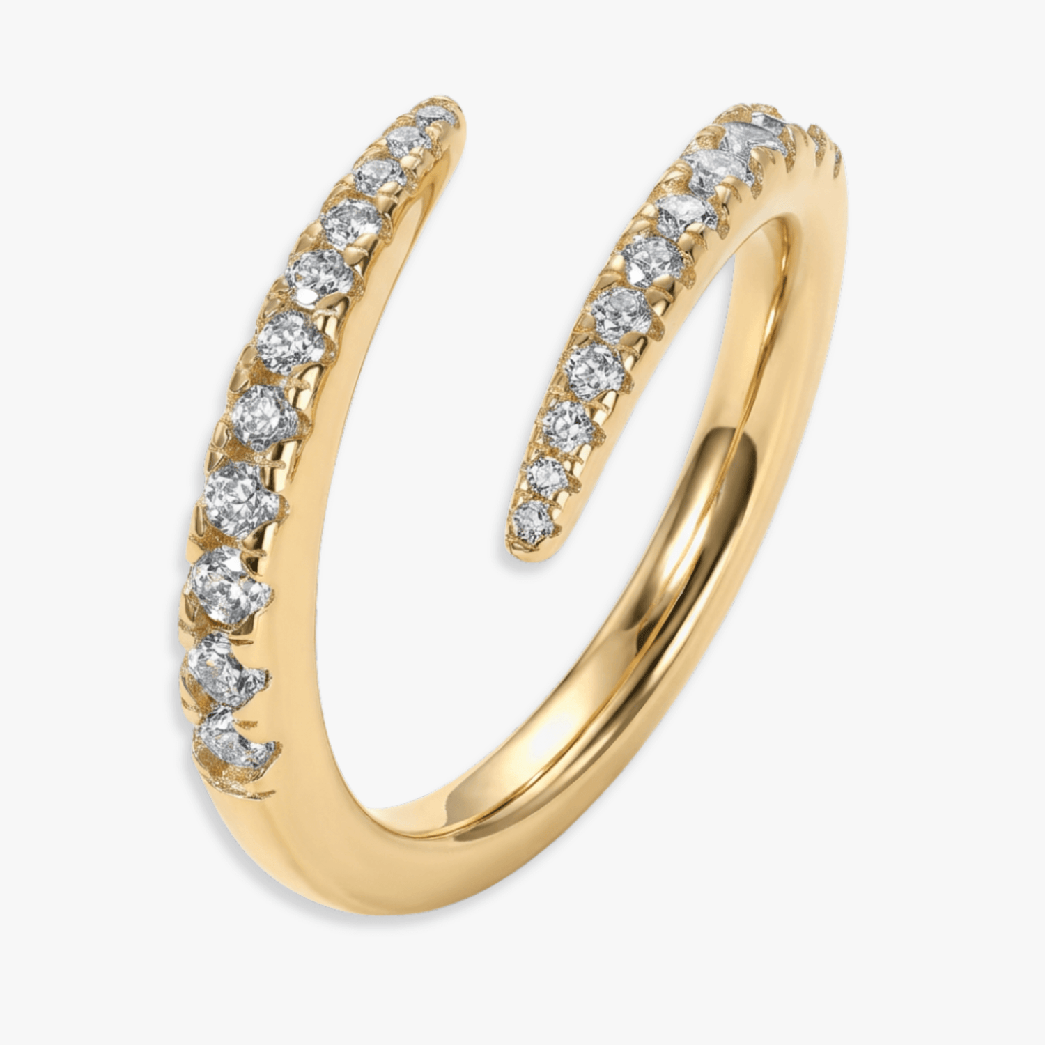 Open Curve Ring