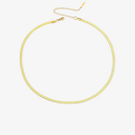 Gold & Silver Herringbone Necklace