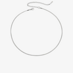 Gold & Silver Herringbone Necklace