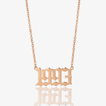 Classic Birth Year Necklace