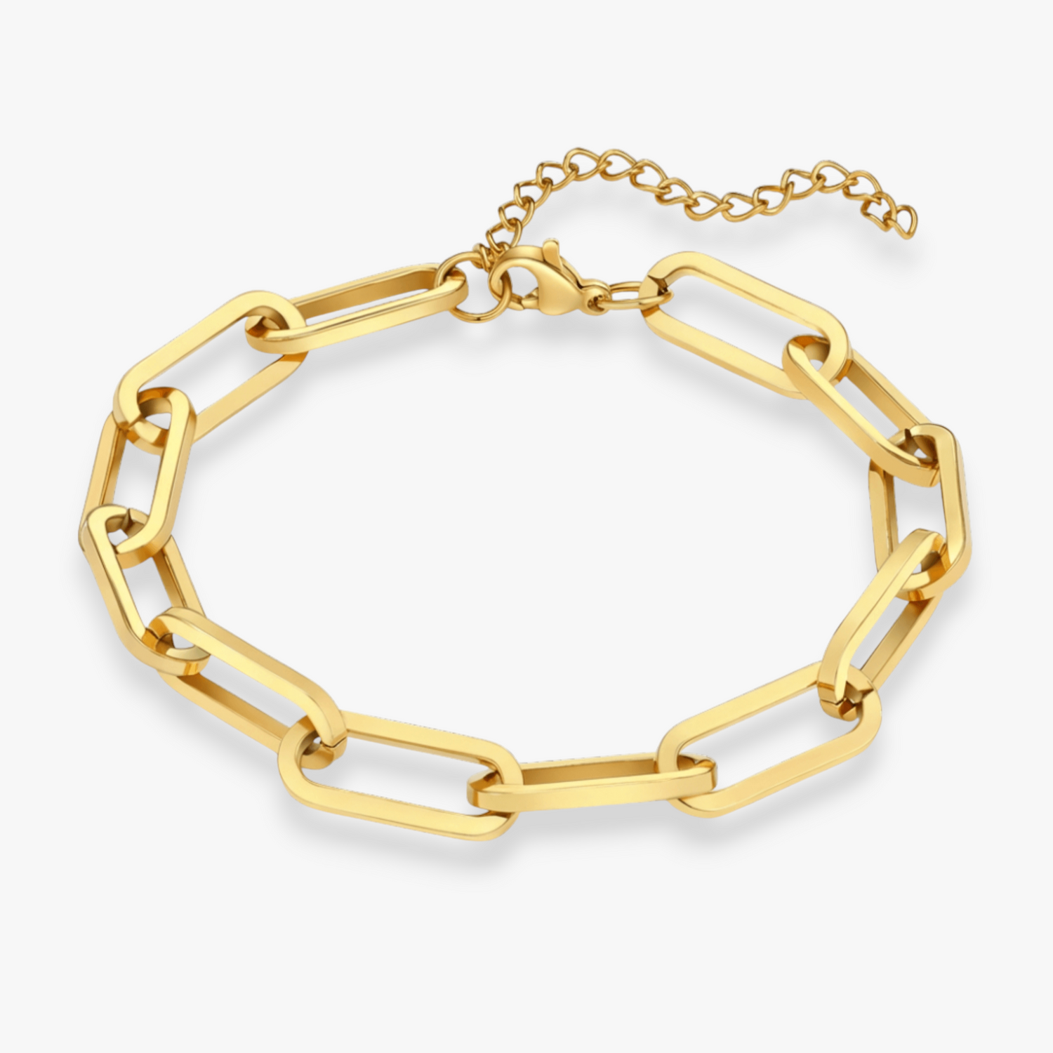 Chunky Paperclip Chain Bracelet