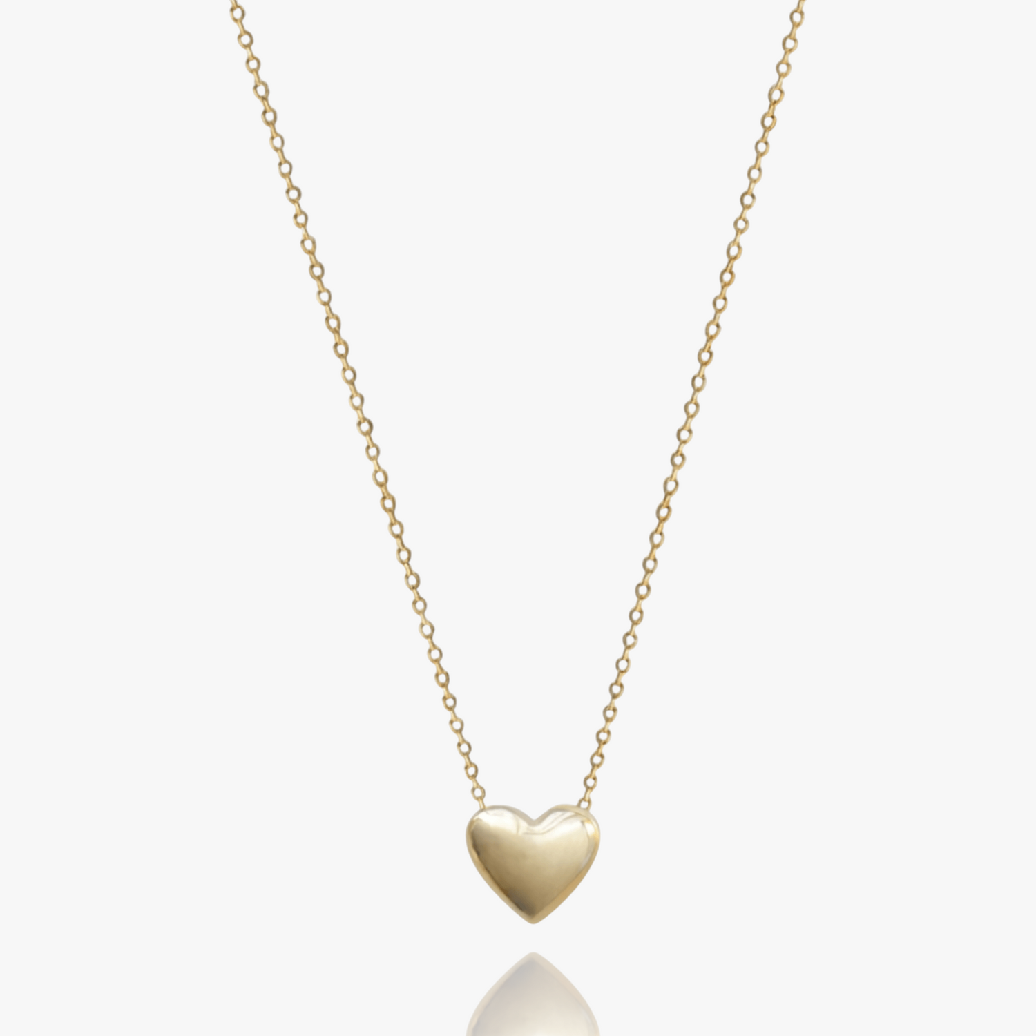 Minimal Heart Pendant Necklace