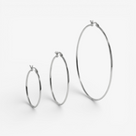 Classic Thin Hoop Earrings