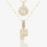 Initial Necklace A–Z Duo Set