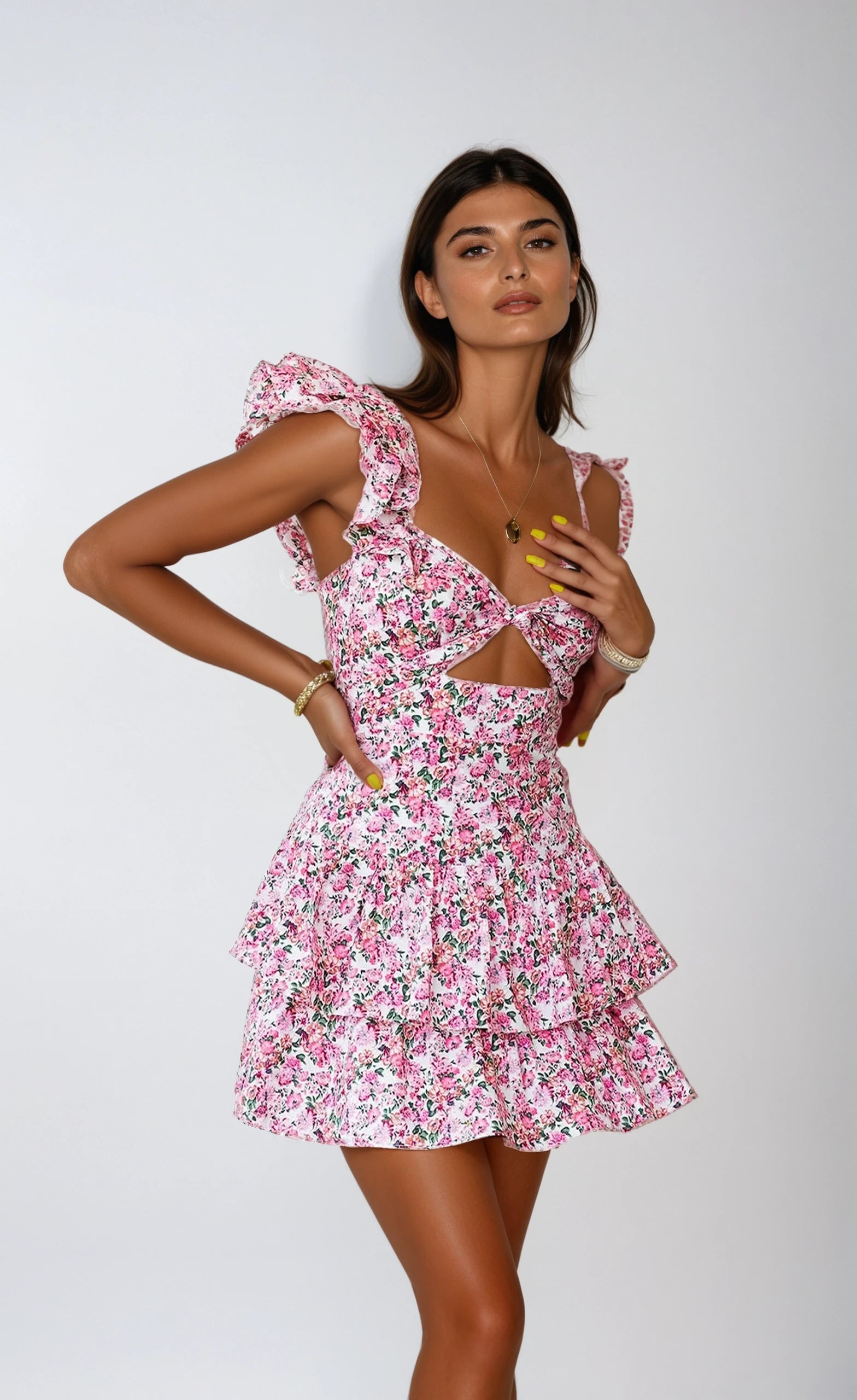 Janine Floral Mini Dress