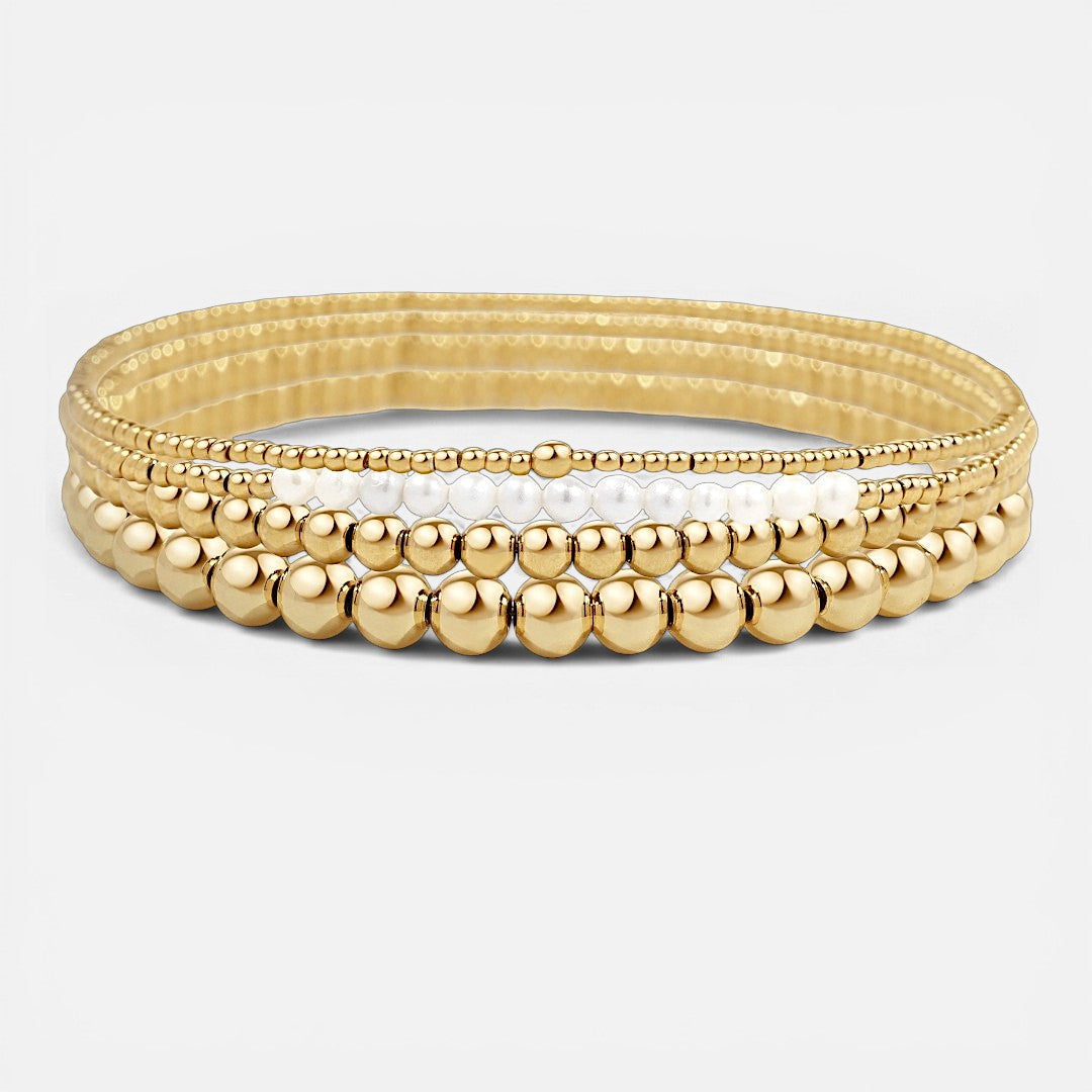 Lunelle Pearl Bracelet Stacking Set