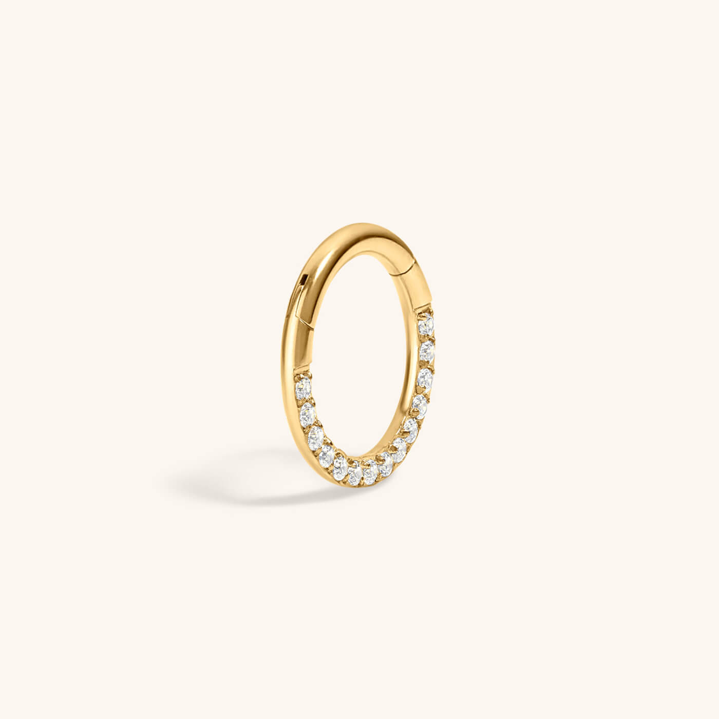 Cosmic Cartilage Hoop in 14k gold plated