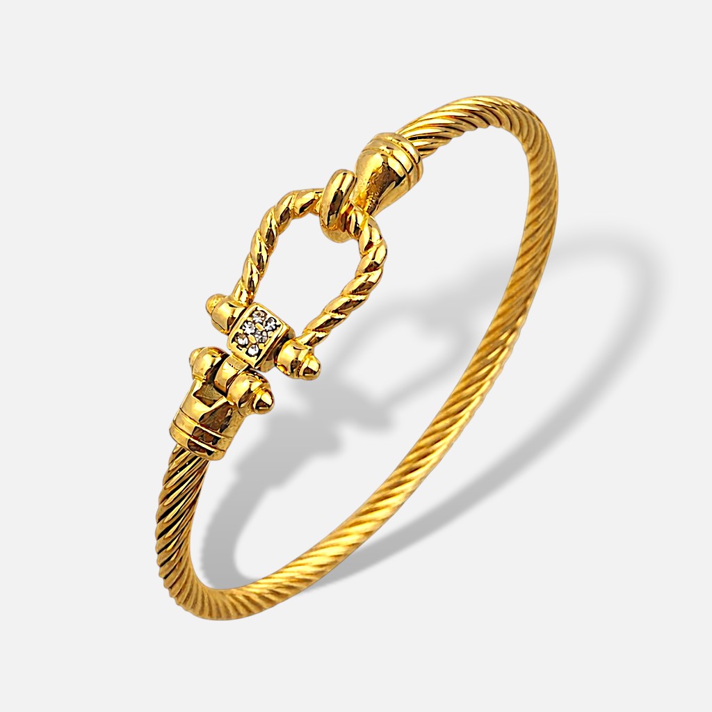 Velari Twisted Cable Buckle Bracelet