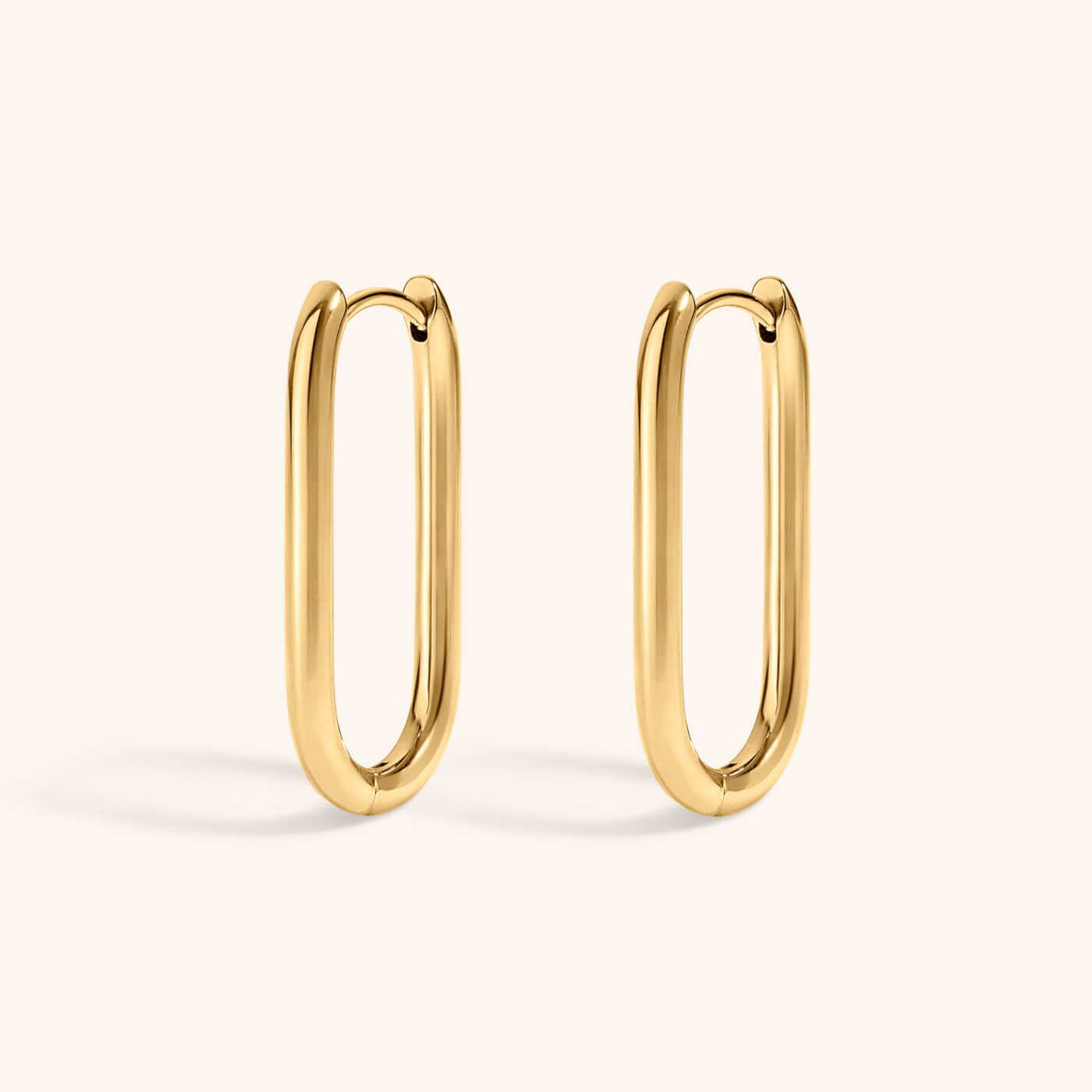 Halo Oval Hoops, 23mm