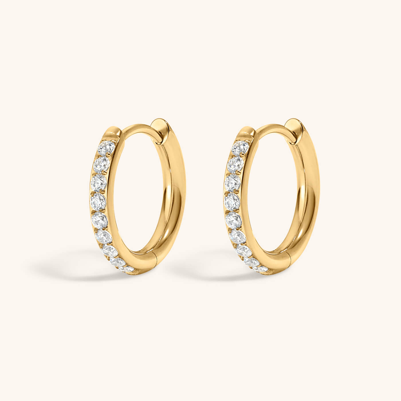 Pavé Hoops, 14mm