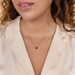 Glow Birthstone Pendant Necklace