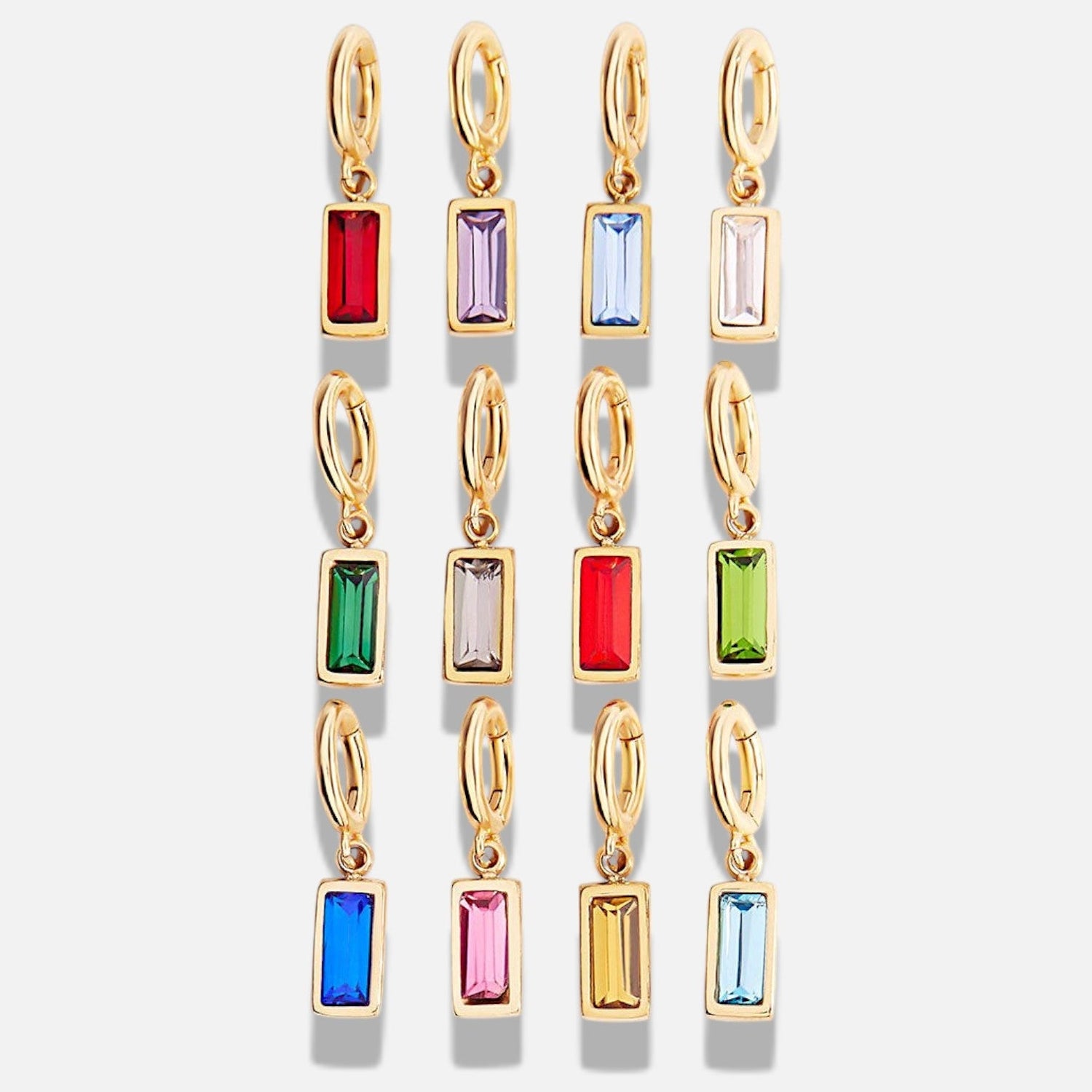 Aurelle Baguette Birthstone Charm