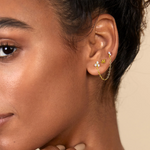 Multi-Shape Flat Back Stud Earrings