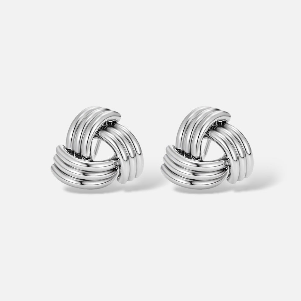 Velisse Maxi Twist Stud Earrings