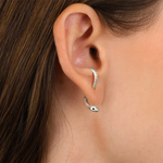 Snake Curve Adjustable Earrings