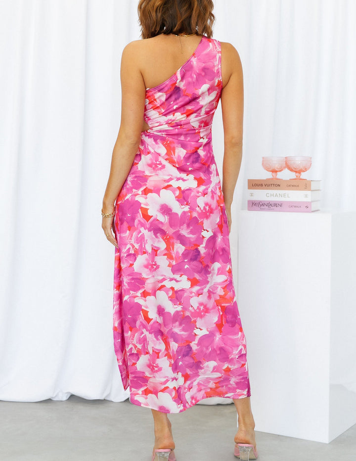 Kendra Elegant Cut-Out Midi Dress