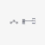 Star Cluster Flat Back Stud Earrings