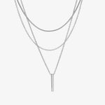 Trio Layered Bar Necklace