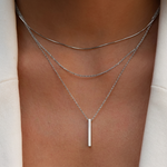 Trio Layered Bar Necklace