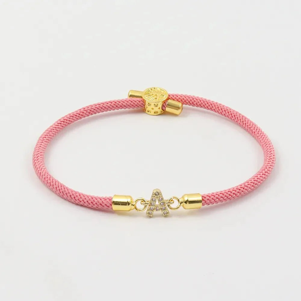 Personalized Letter Rope Bracelet