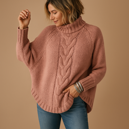 Harper Chunky Knitted Long Sweater | Lorienna