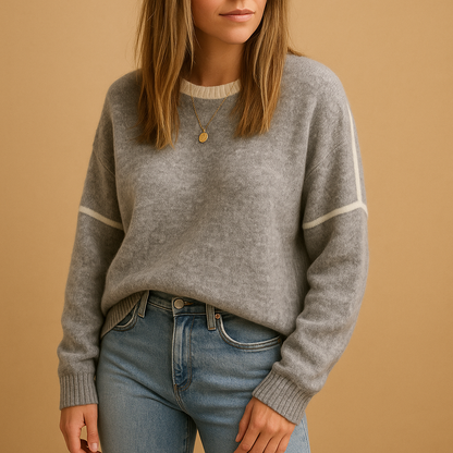 Hazel Classic Knit Sweater | Lorienna