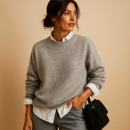 Clara Elegant Wool Sweater for Women | Lorienna