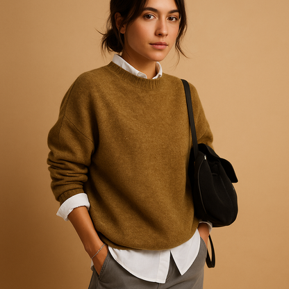 Clara Elegant Wool Sweater for Women | Lorienna