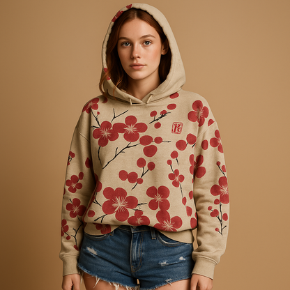 Daisy Floral Hoodie Sweater | Lorienna