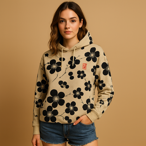 Daisy Floral Hoodie Sweater | Lorienna