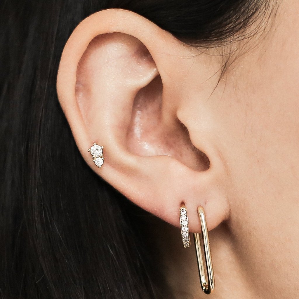 Halo Oval Hoops, 23mm
