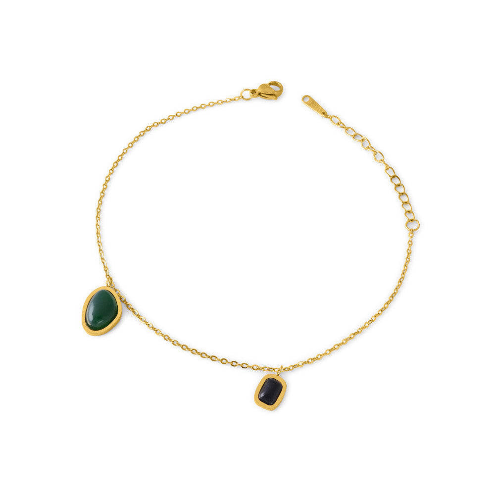 Emerald Night Anklet