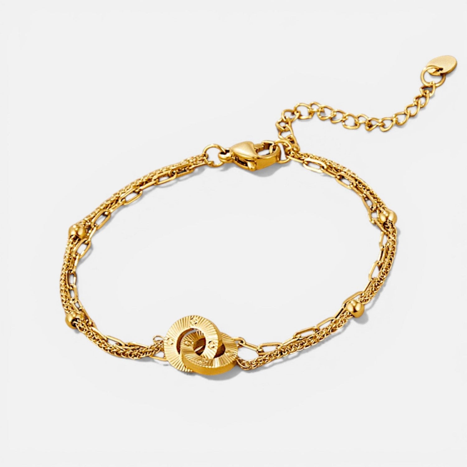 Avelune Layered Eternity Loop Bracelet