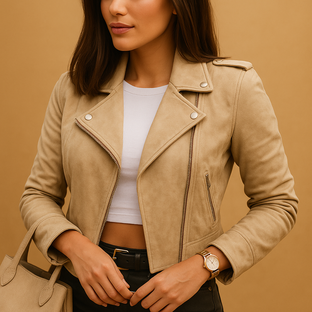 Sophia Lightweight Zip Jacket with Stand Collar | Lorienna