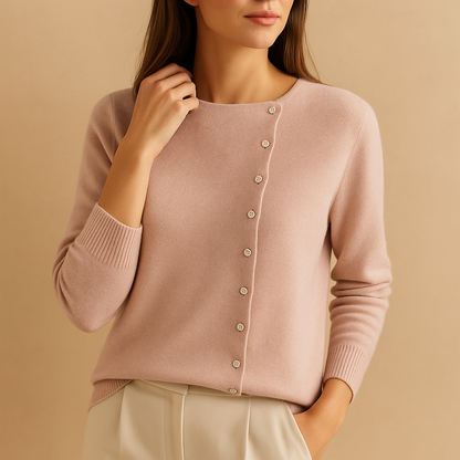 Hannah Lightweight Round Neck Sweater | Lorienna
