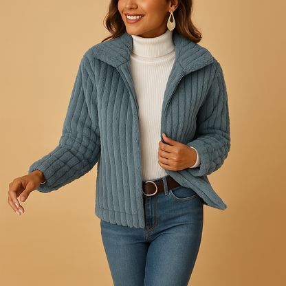 Aurora Long Fleece Jacket | Lorienna