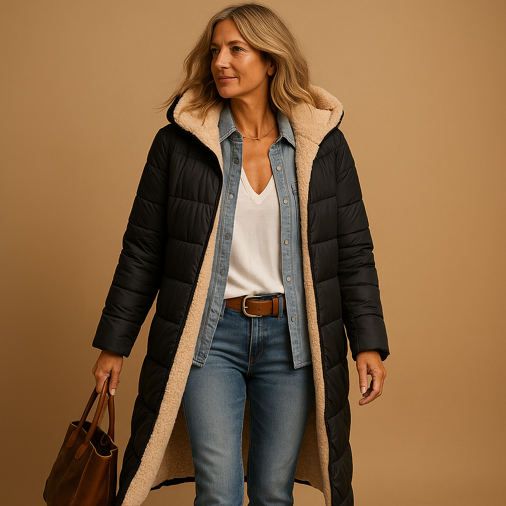 Celeste Long Winter Coat | Lorienna