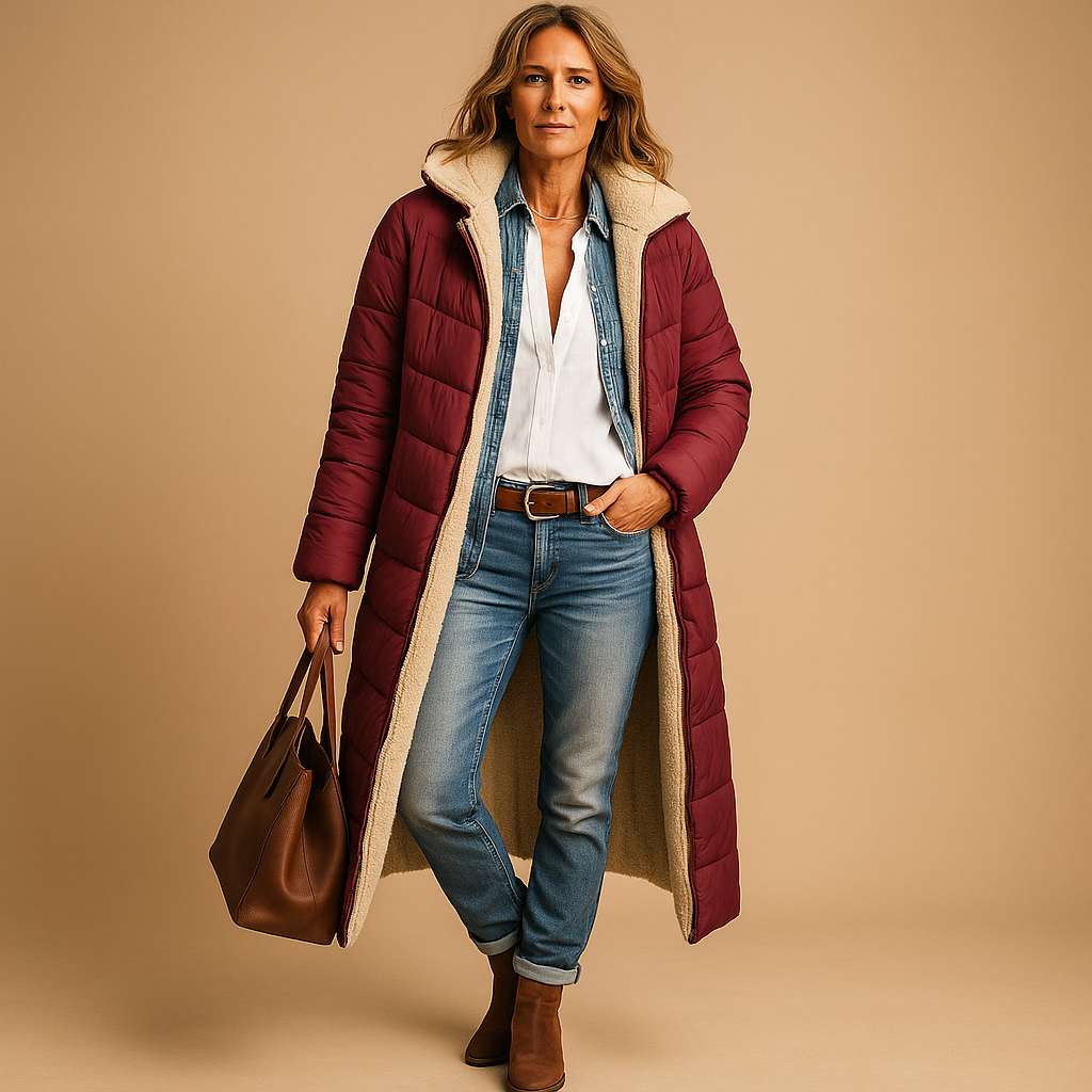 Celeste Long Winter Coat | Lorienna
