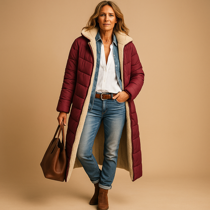 Celeste Long Winter Coat | Lorienna