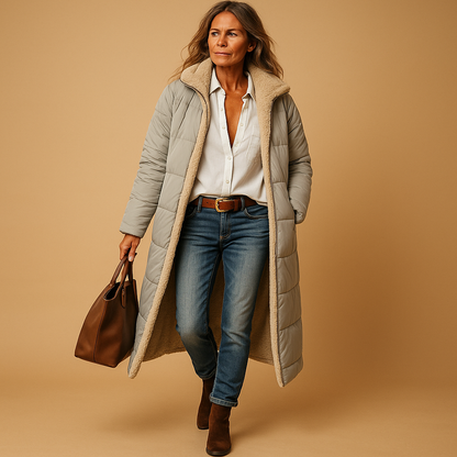 Celeste Long Winter Coat | Lorienna